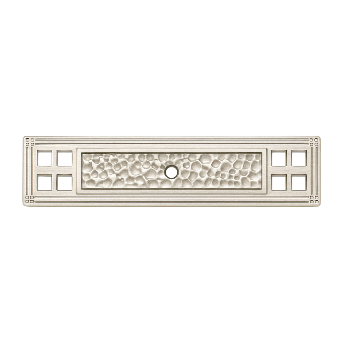 Cosmas 10552SN Satin Nickel Zinc Cabinet Knob Backplate