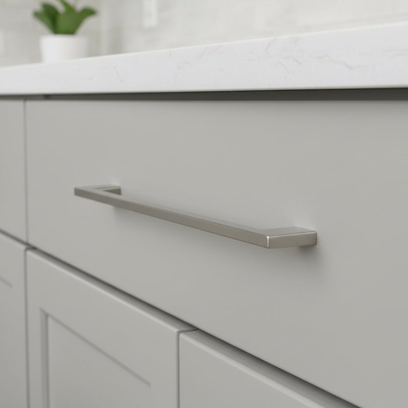 Cosmas 11244-128SN Satin Nickel Modern Contemporary Cabinet Pull