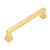Cosmas 1481-128BB Brushed Brass Modern Contemporary Cabinet Pull