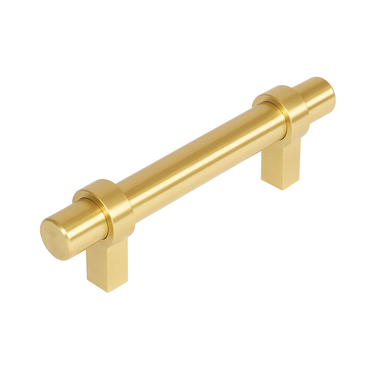 Cosmas 161-2.5BB Brushed Brass Euro Style Bar Pull