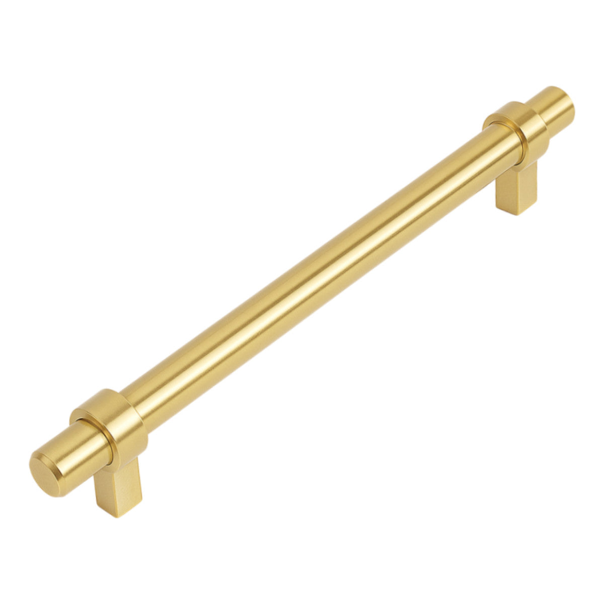 Cosmas 161-224BB Brushed Brass Euro Style Bar Pull