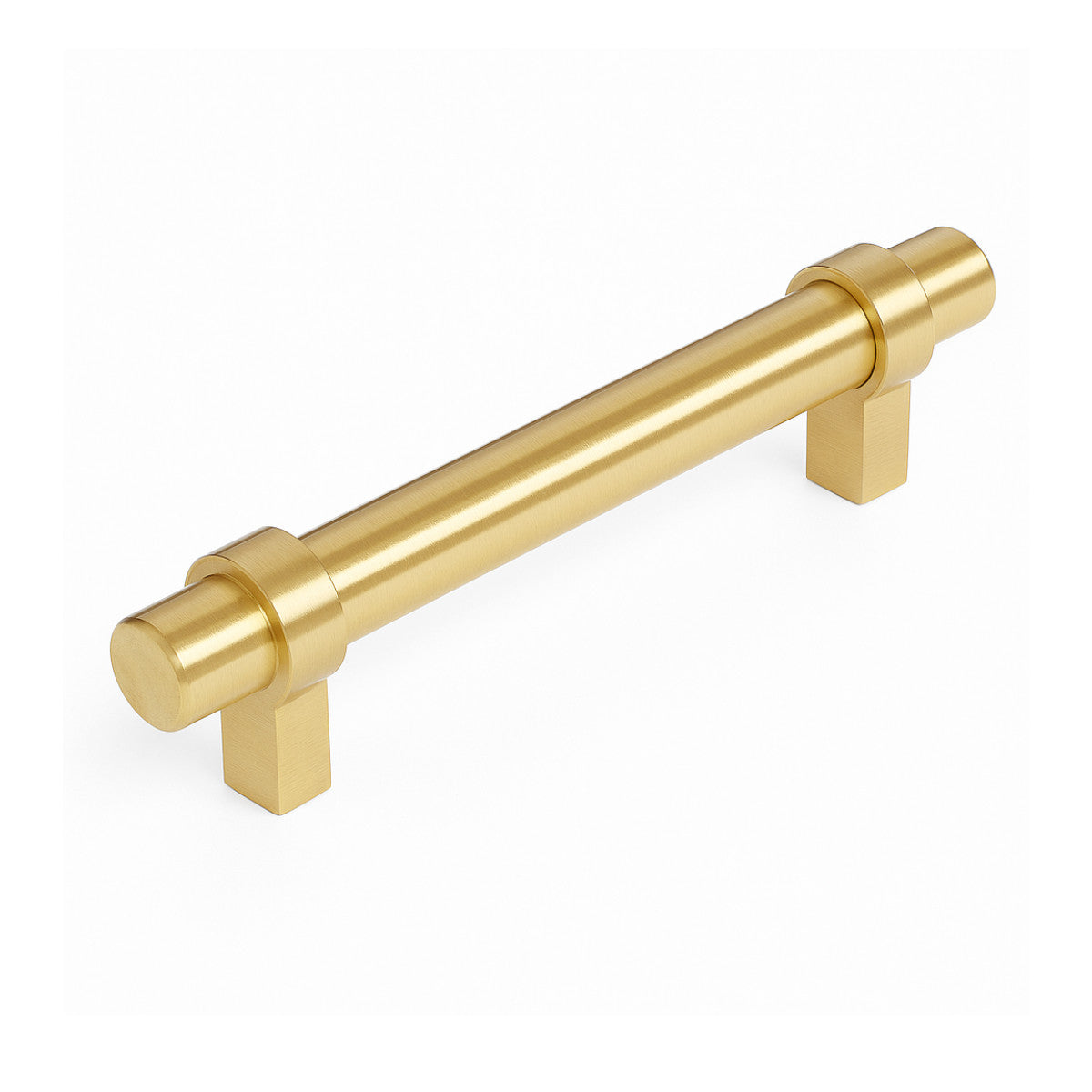 Cosmas 161-3.5BB Brushed Brass Euro Style Bar Pull