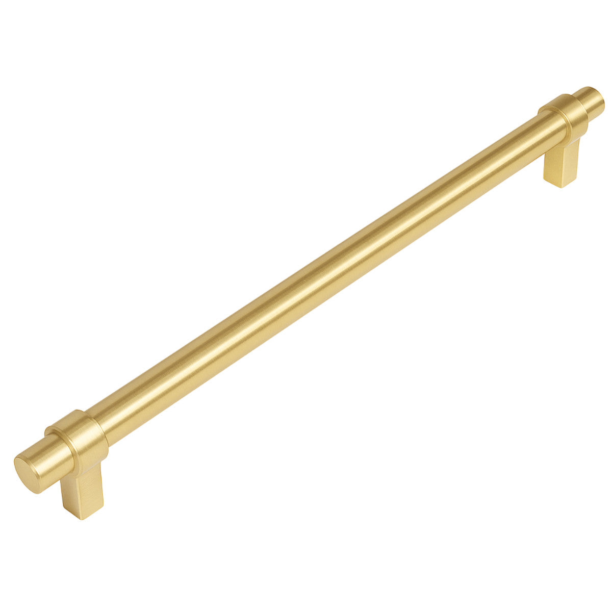 thumbnail image 2 of Cosmas Brushed Antique Brass Euro Bar Pull Cabinet Handle - 161-3BAB 2 of 3