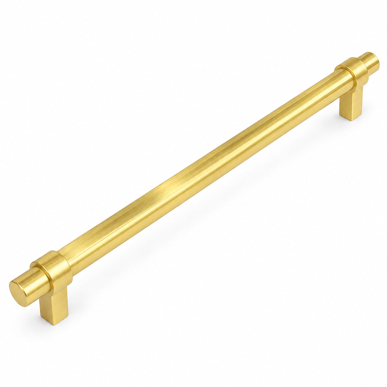 Cosmas 161-319BB Brushed Brass Euro Style Bar Pull