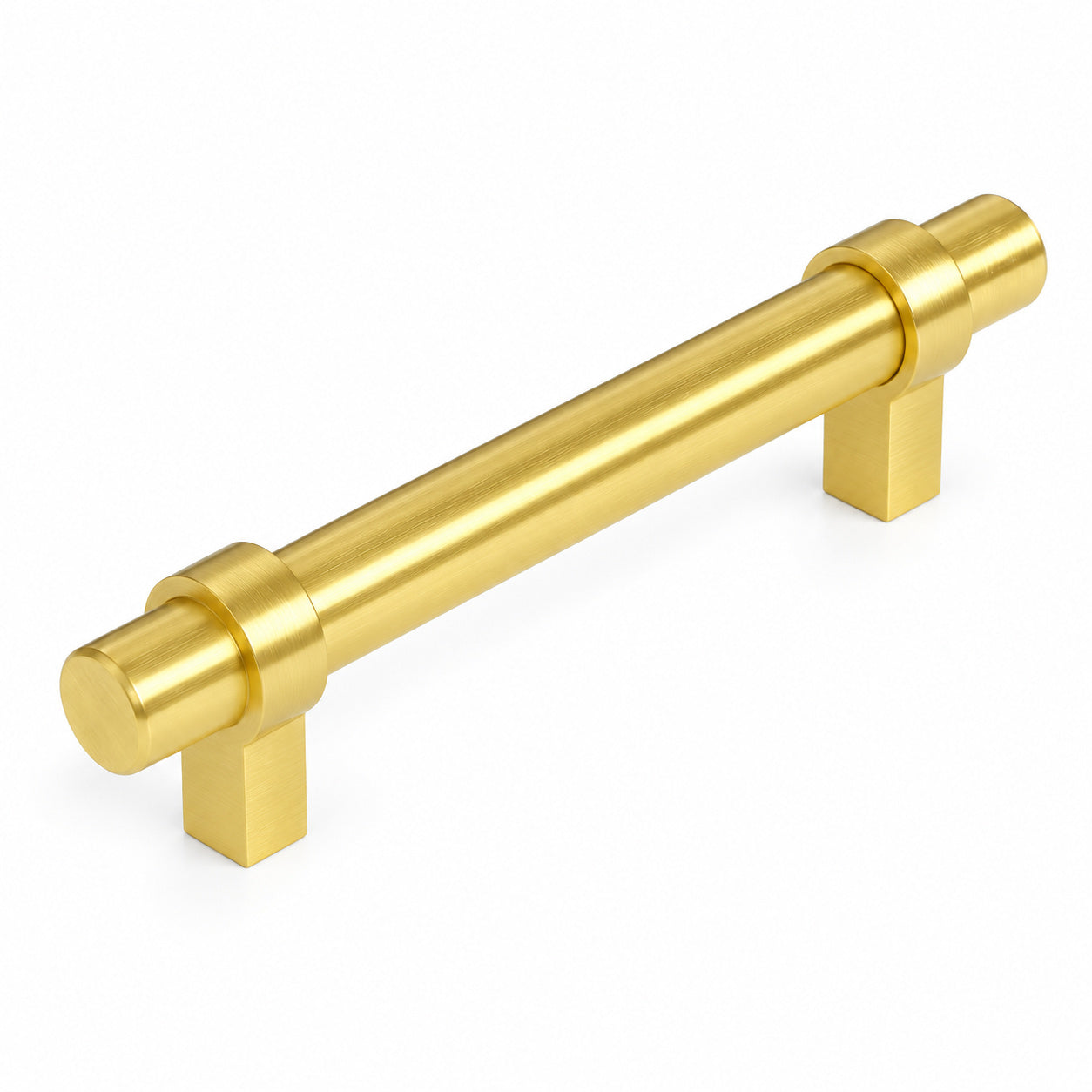 Cosmas 161-4BB Brushed Brass Euro Style Bar Pull