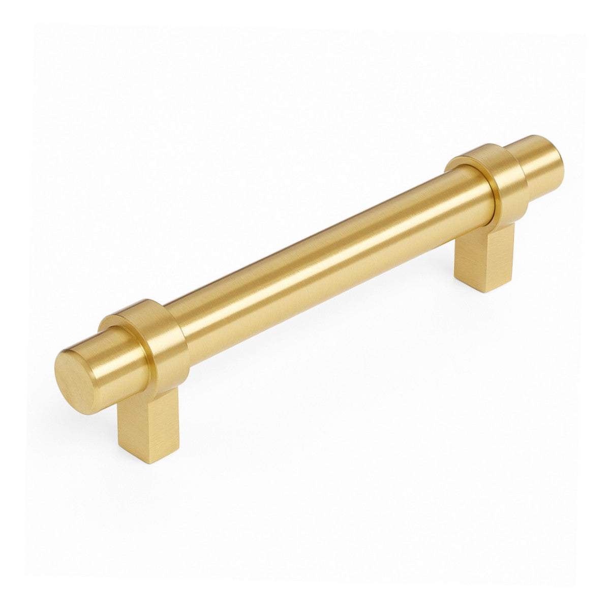 Cosmas 161-96BB Brushed Brass Euro Style Bar Pull