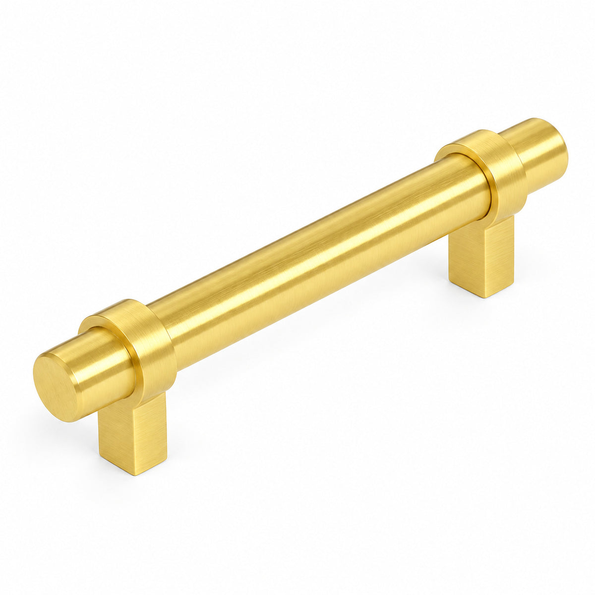 Cosmas 161-96BB Brushed Brass Euro Style Bar Pull