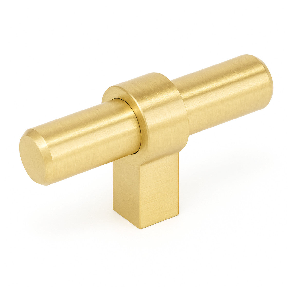 Cosmas 181BB Brushed Brass Euro Style T Bar Knob