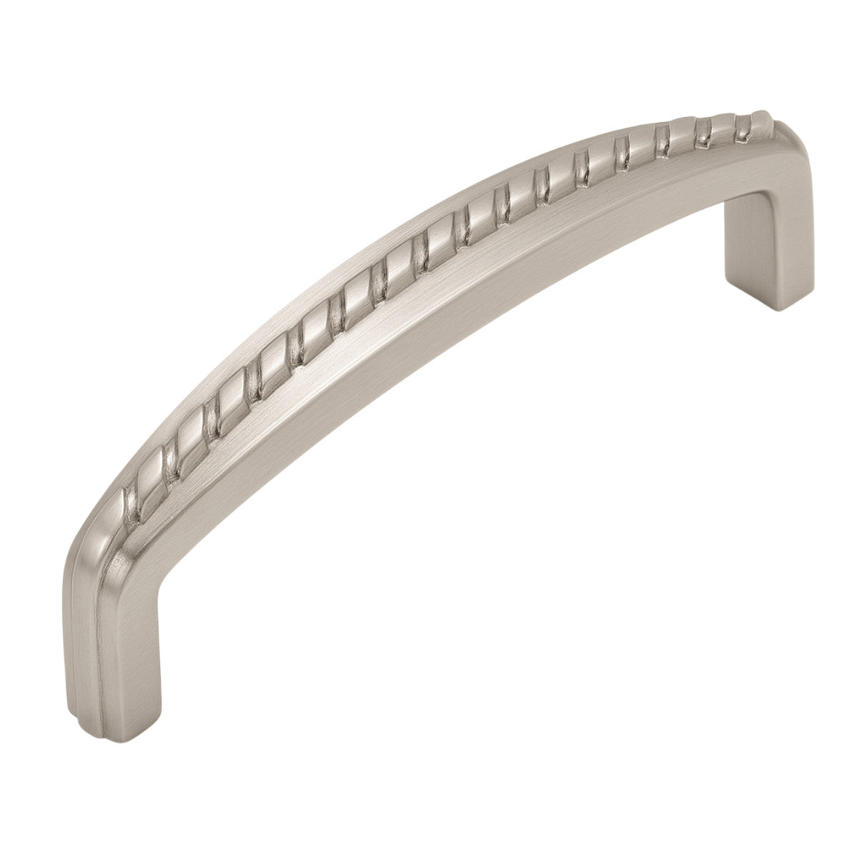 Cosmas 228-3SN Satin Nickel Rope Cabinet Pull