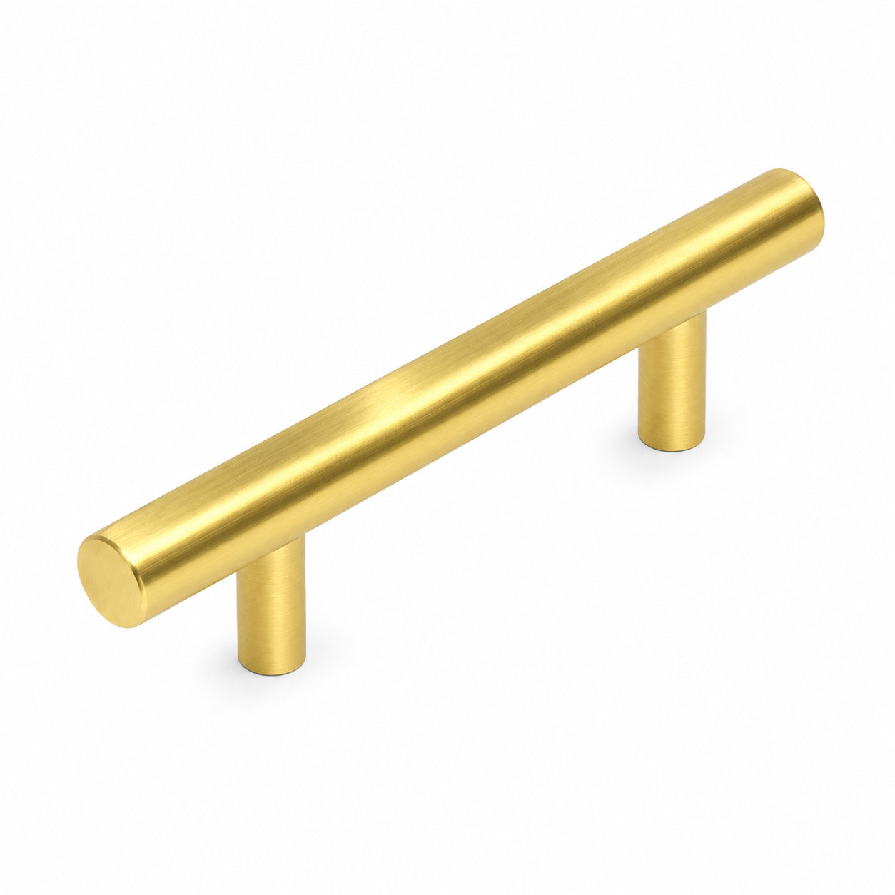 Cosmas 305-030BB Brushed Brass Euro Style Bar Pull