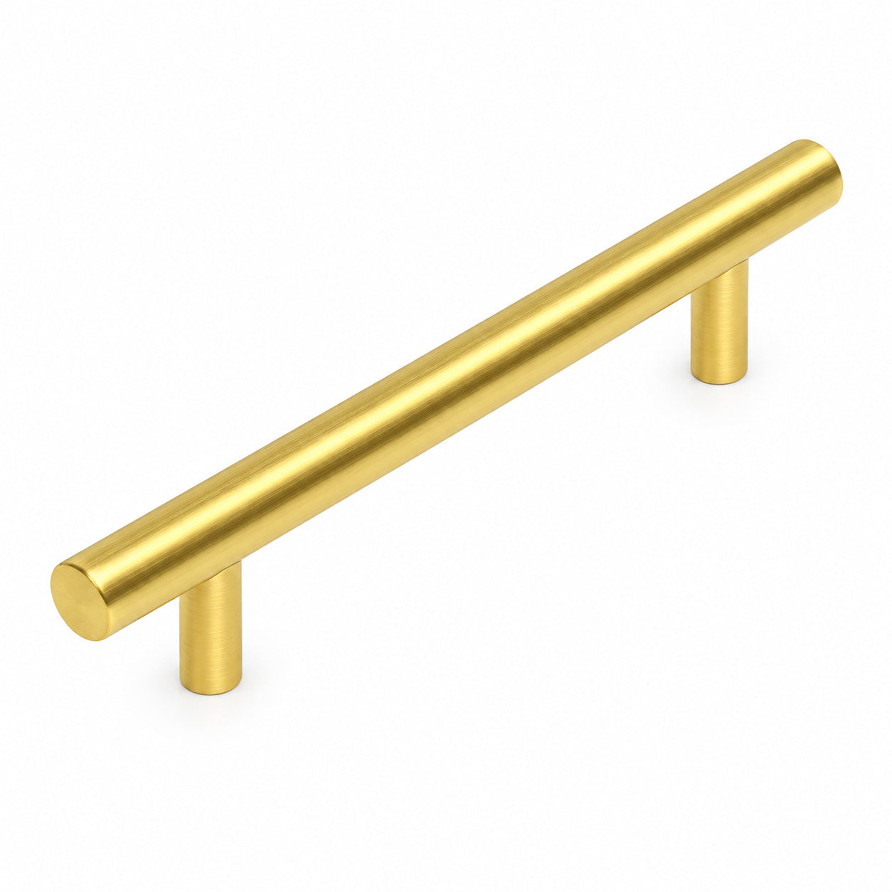 Cosmas 305-160BB Brushed Brass Euro Style Bar Pull