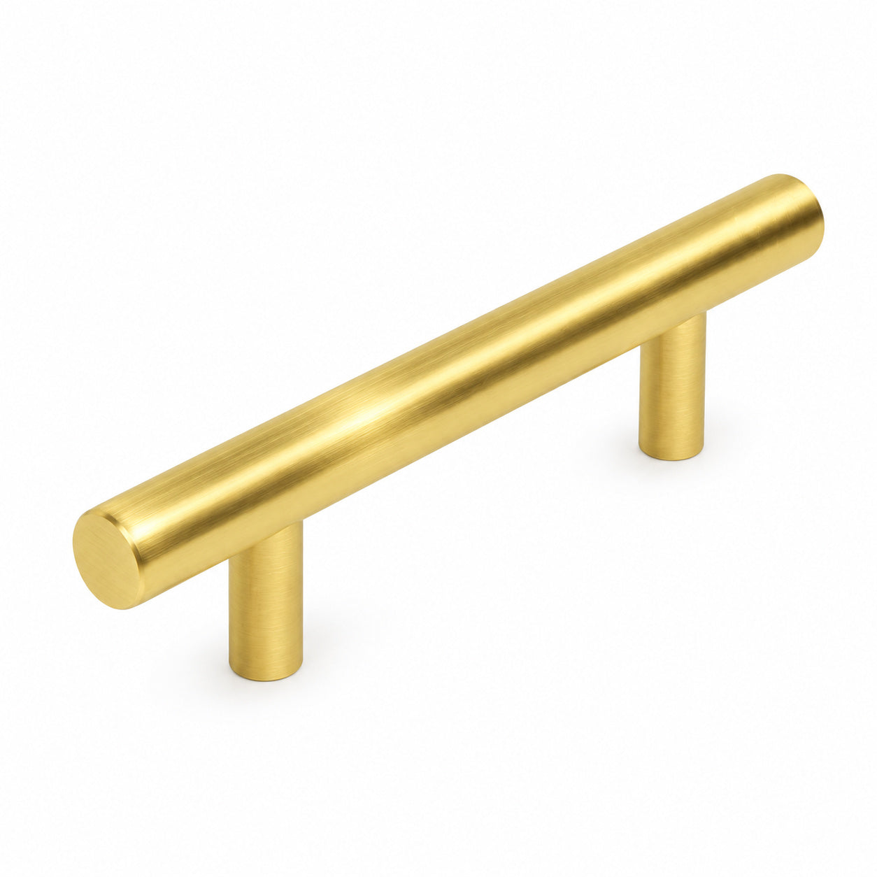 Cosmas 305-96BB Brushed Brass Euro Style Bar Pull