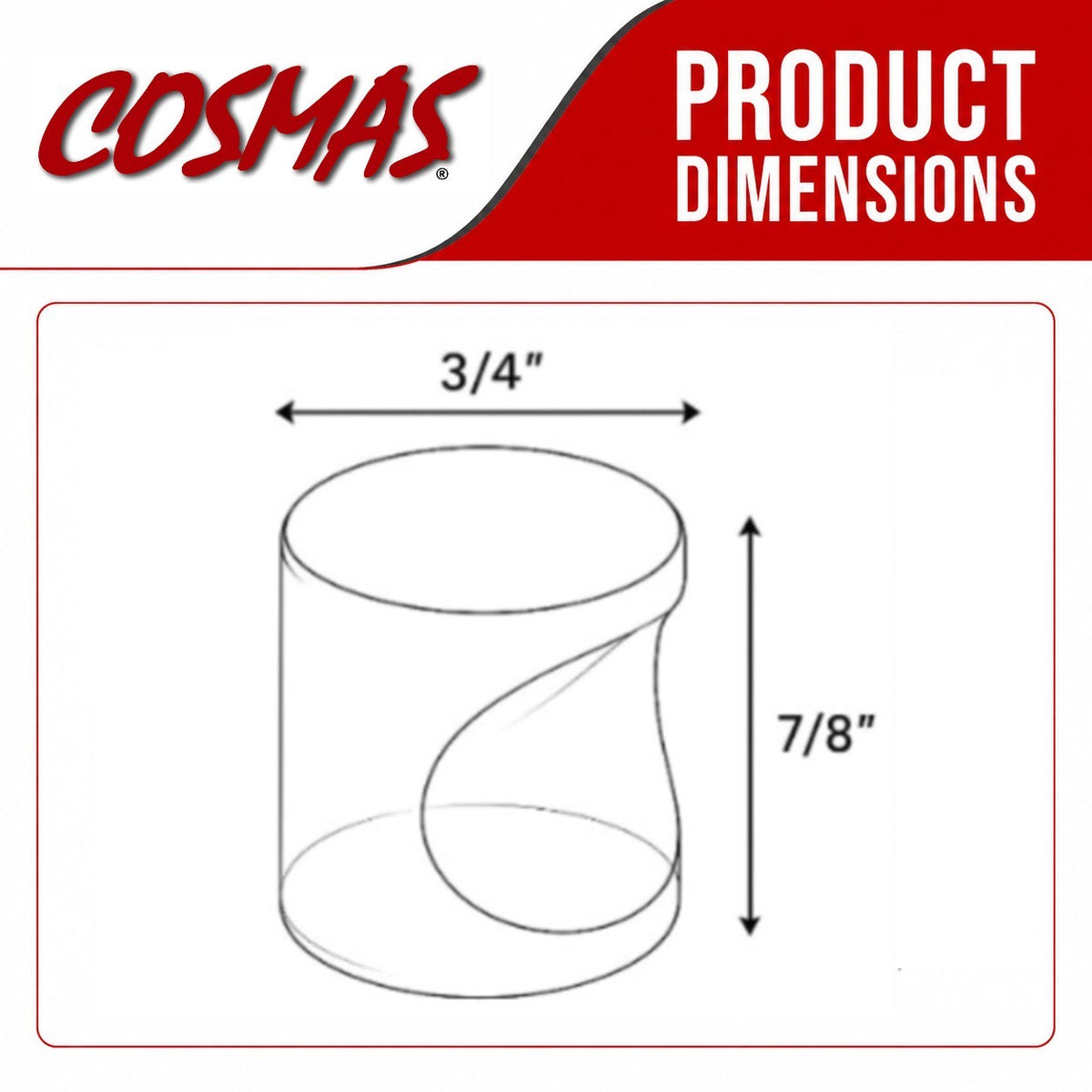 Cosmas 3312GC Gold Champagne Cabinet Knob