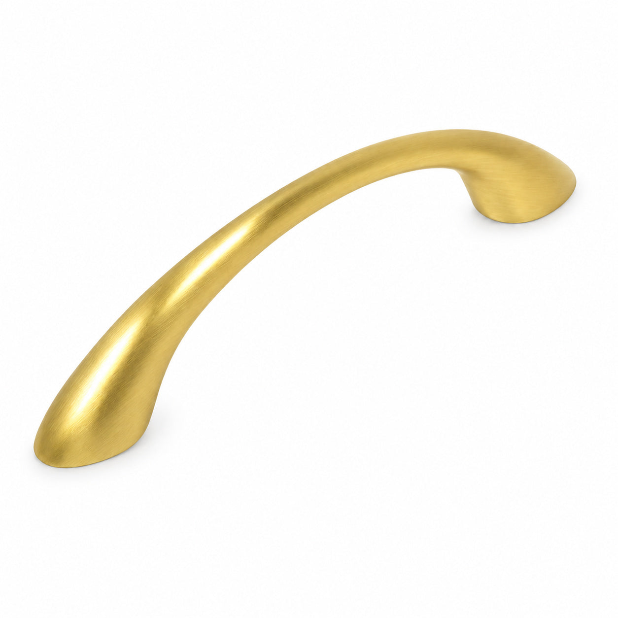 Cosmas 4003BB Brushed Brass Arch Cabinet Pull