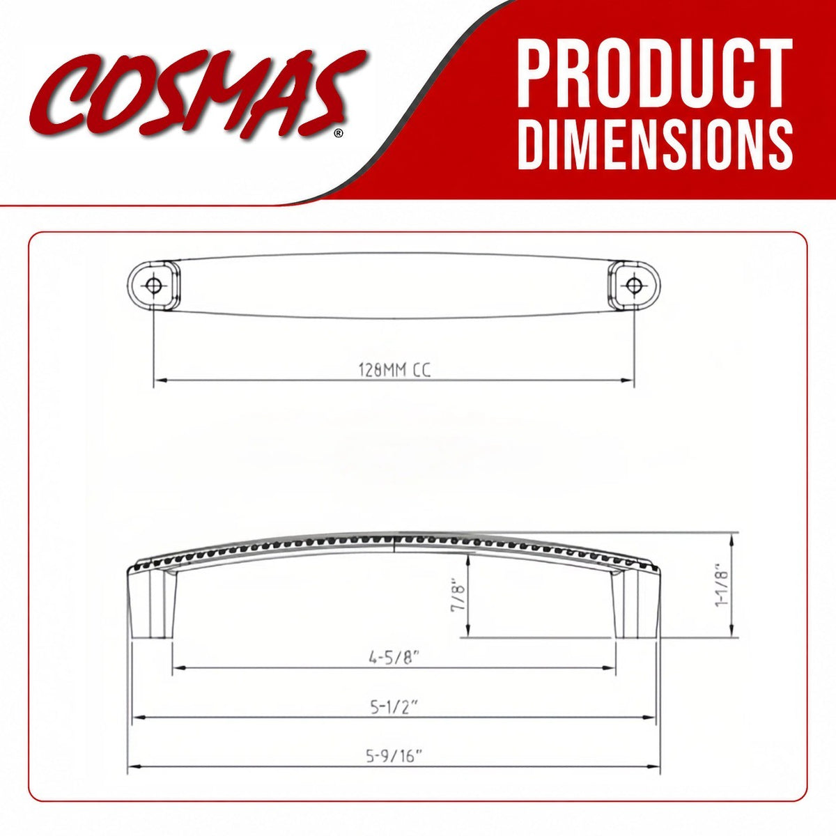 Cosmas 4112AS Antique Silver Rope Cabinet Pull