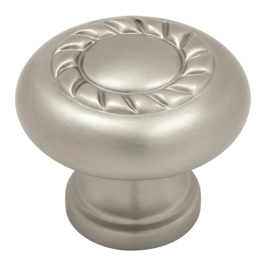Cosmas 4113SN Satin Nickel Rope Cabinet Knob