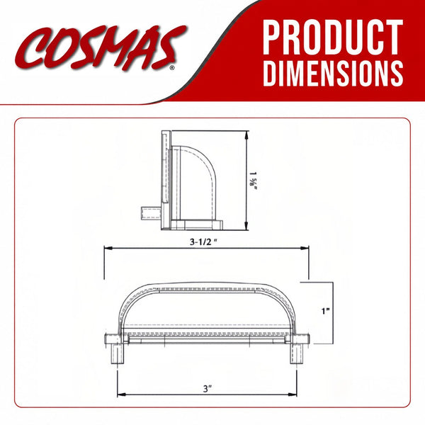 Cosmas 4310GC Gold Champagne Cabinet Cup Pull - Cosmas-Hardware.com