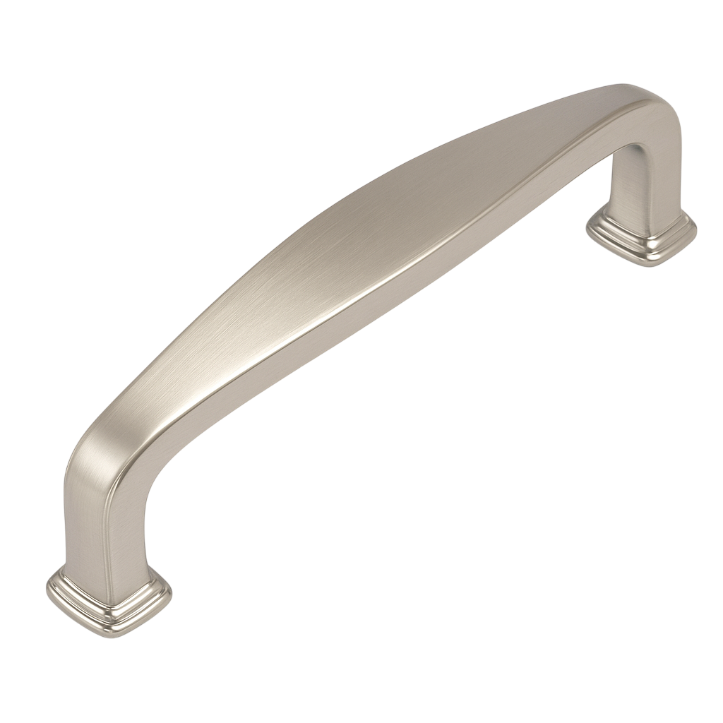 Cosmas Satin Nickel Cabinet Handles 3-3/4 Inch 5 Pack 5-Pack Satin Nickel Cabinet Handles - 3-3/4" Hole Centers Cosmas Hardware Cosmas Cabinet Handles