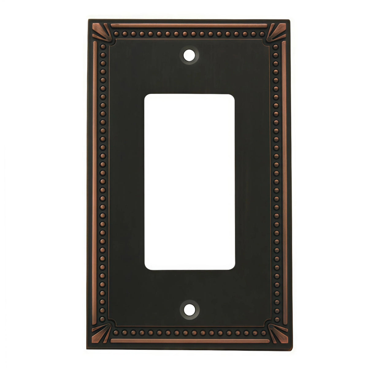 Cosmas 44000-ORB Oil Rubbed Bronze Single GFCI / Decora Wall Plate