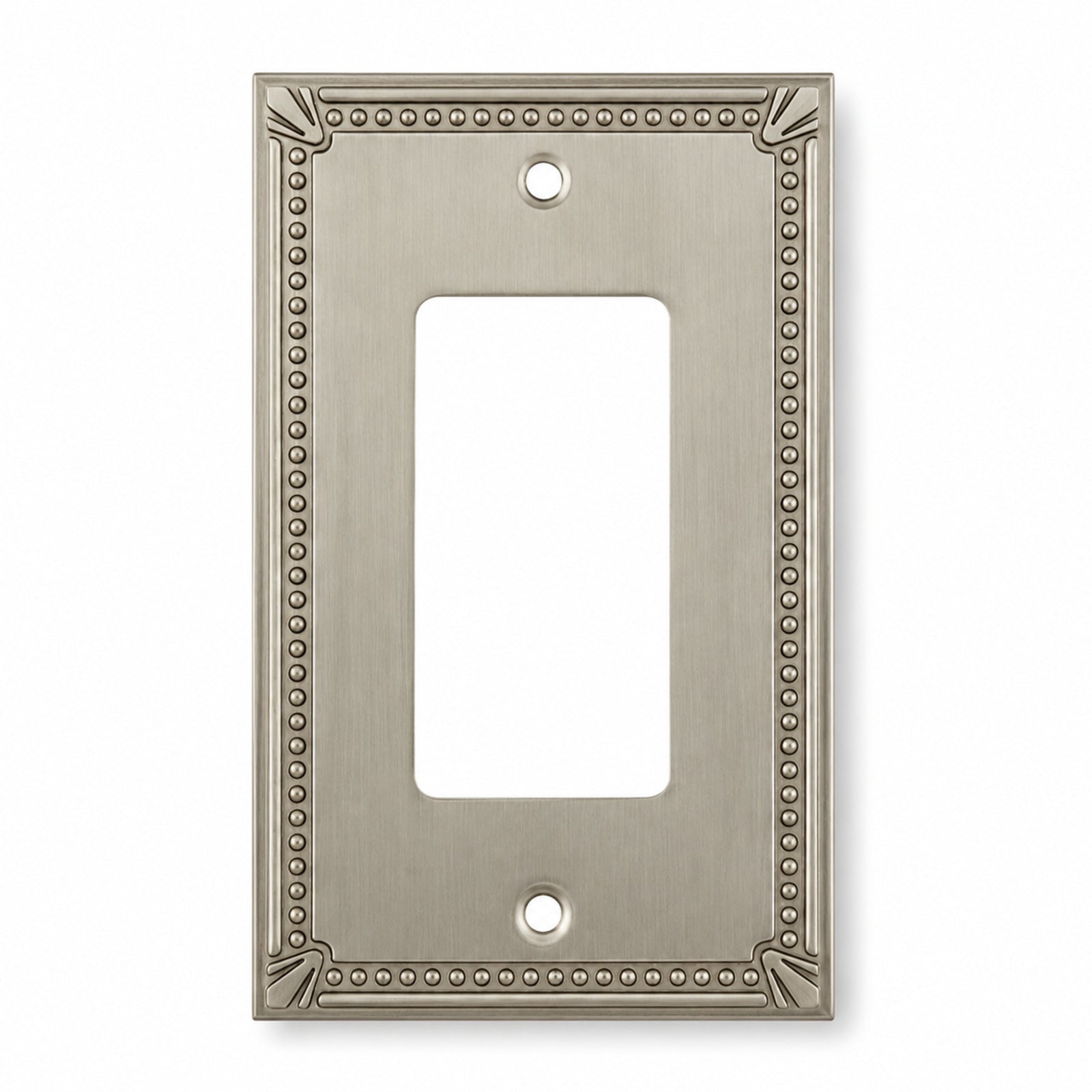 Cosmas 44000-SN Satin Nickel Single GFCI / Decora Wall Plate