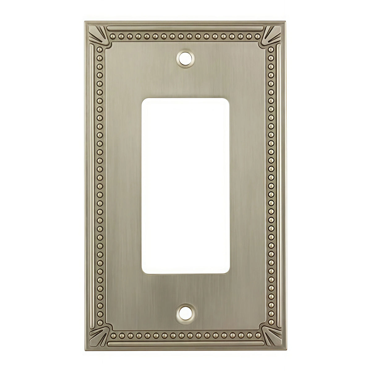 Cosmas 44000-SN Satin Nickel Single GFCI / Decora Wall Plate