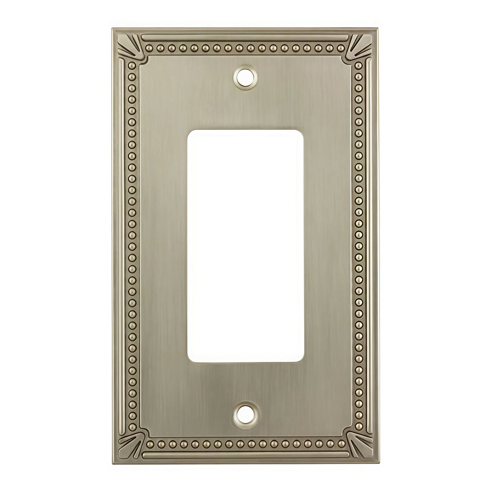 Cosmas 44000-SN Satin Nickel Single GFCI / Decora Wall Plate