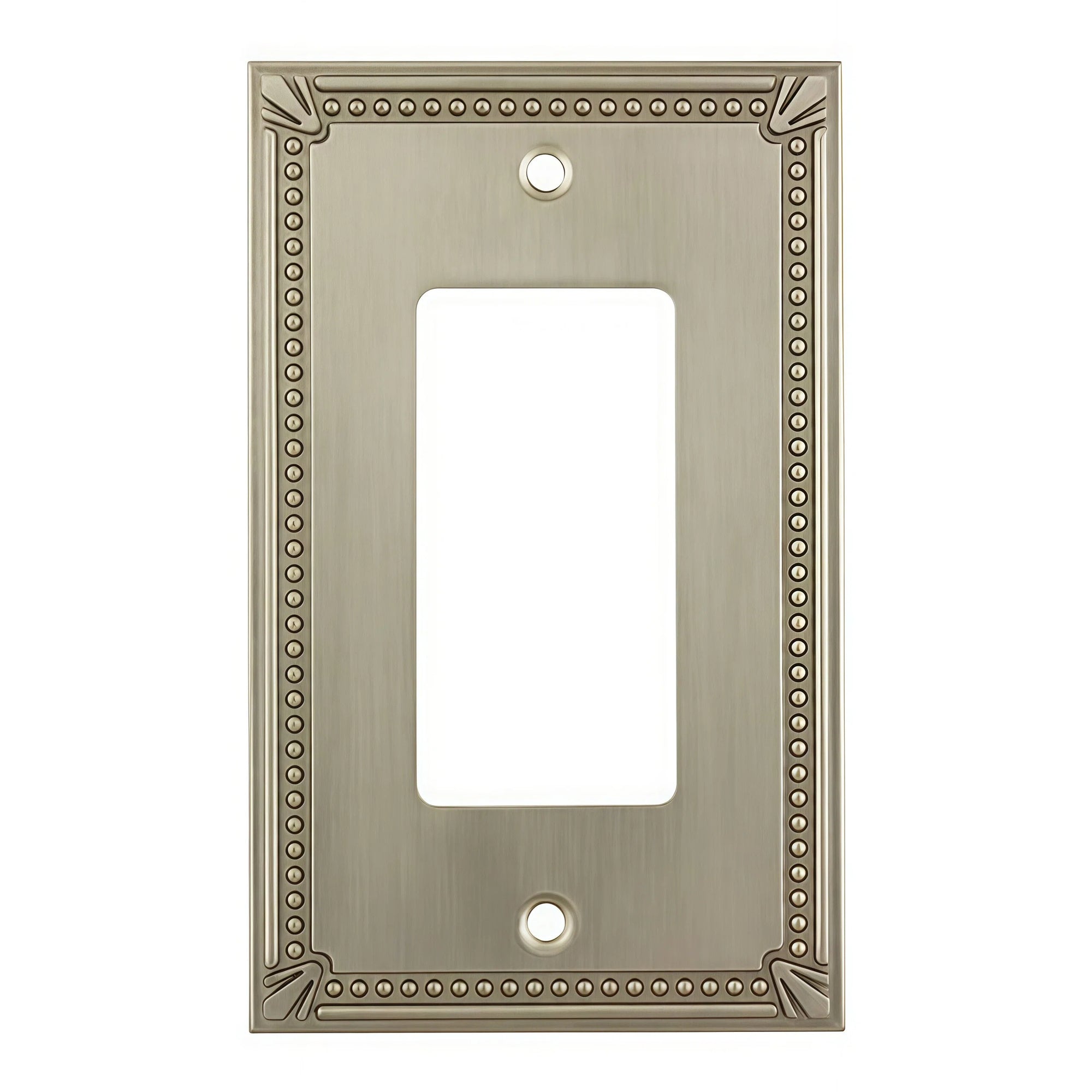 Cosmas 44000-SN Satin Nickel Single GFCI / Decora Wall Plate