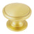 Cosmas 4702BB Brushed Brass Cabinet Knob