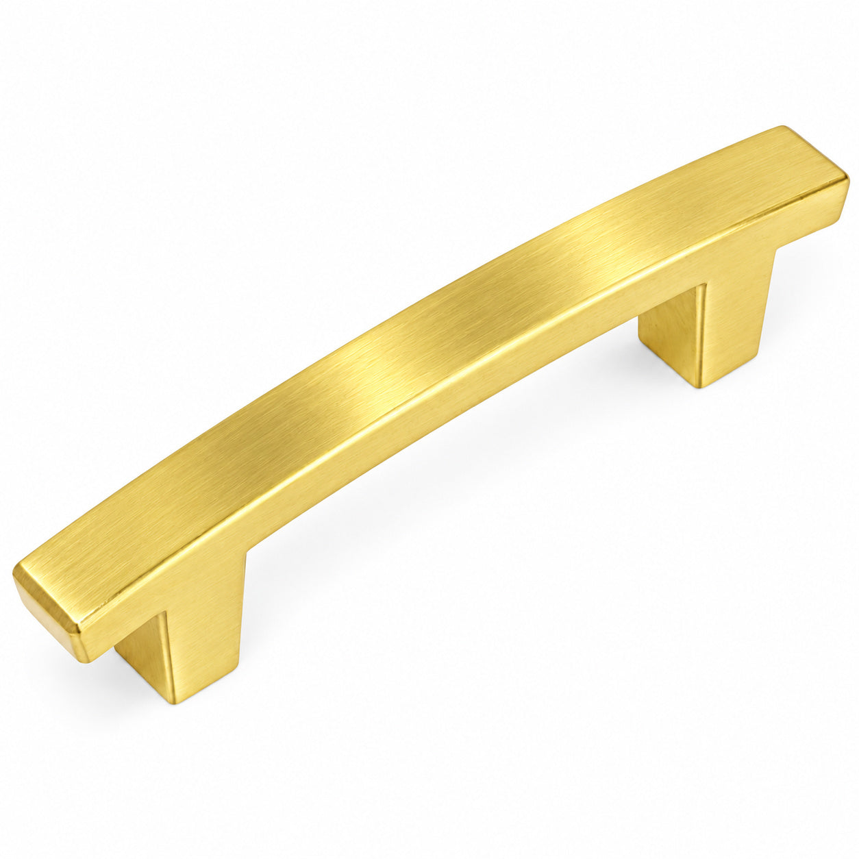 Cosmas 5236BB Brushed Brass Contemporary Arch Cabinet Pull