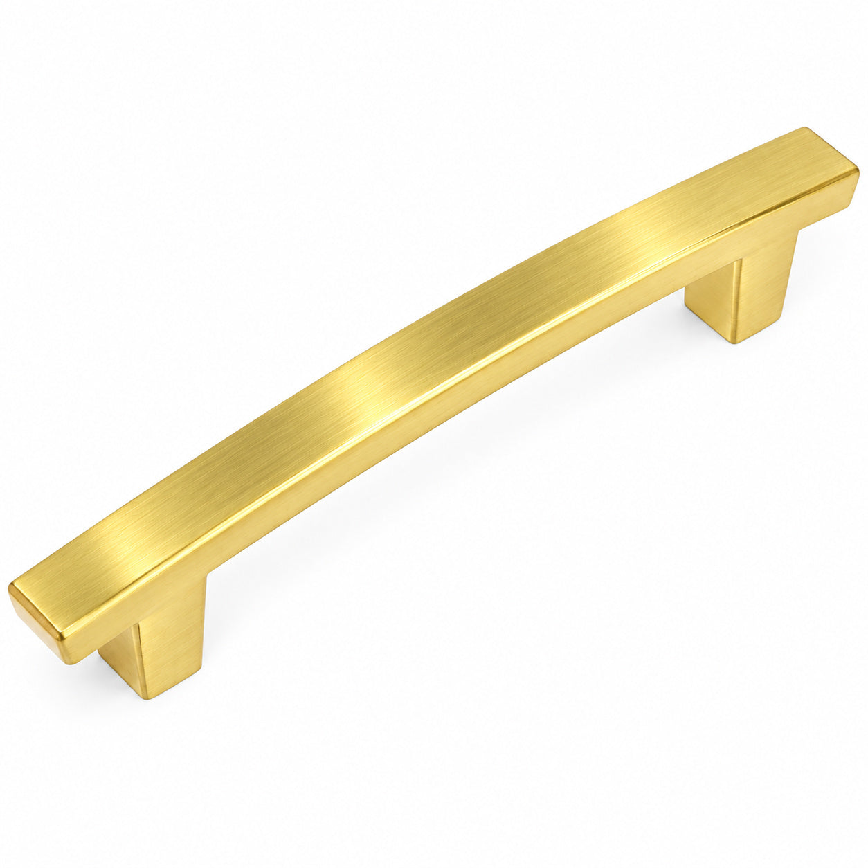 Cosmas 5238BB Brushed Brass Contemporary Arch Cabinet Pull