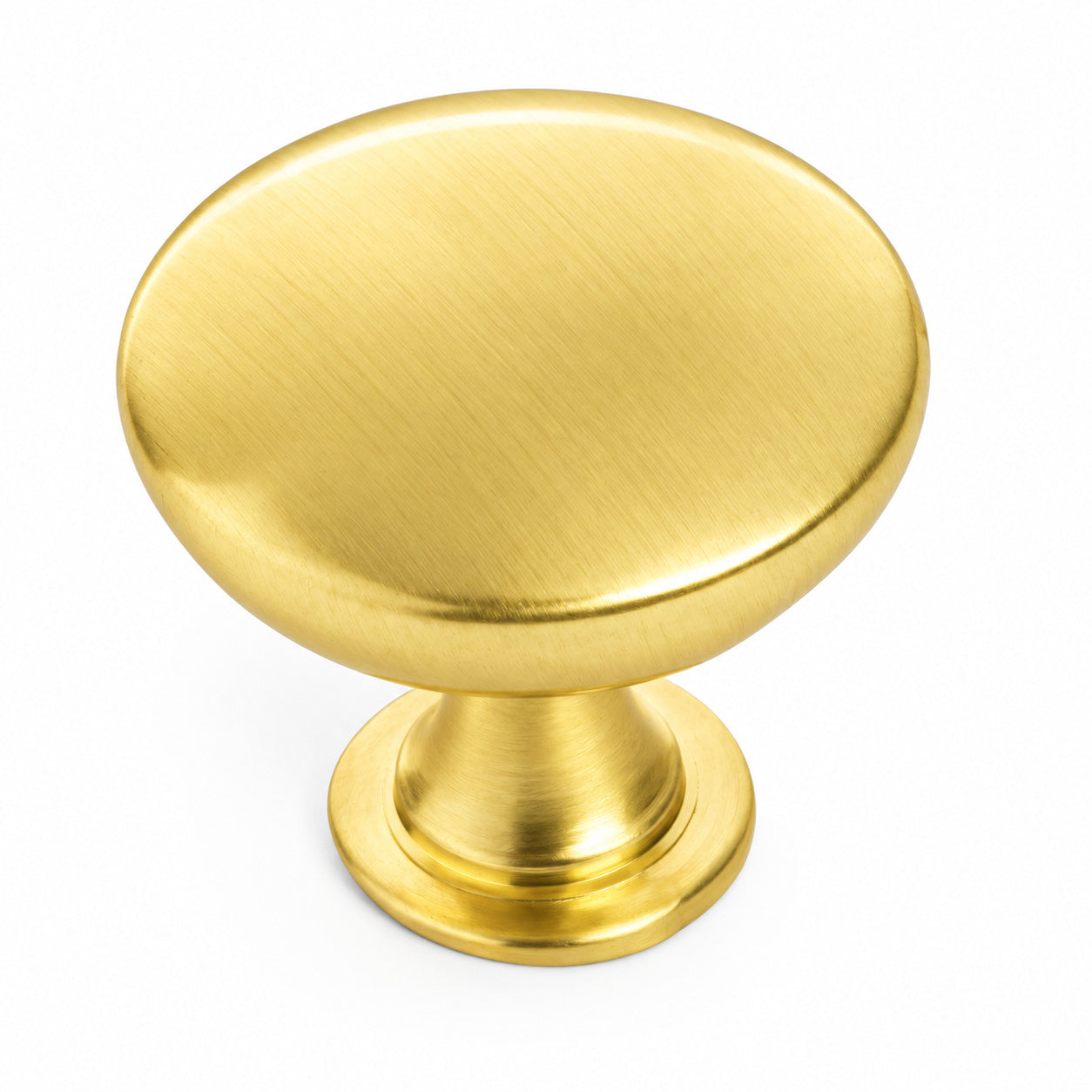 Cosmas 5305BB Brushed Brass Round Cabinet Knob