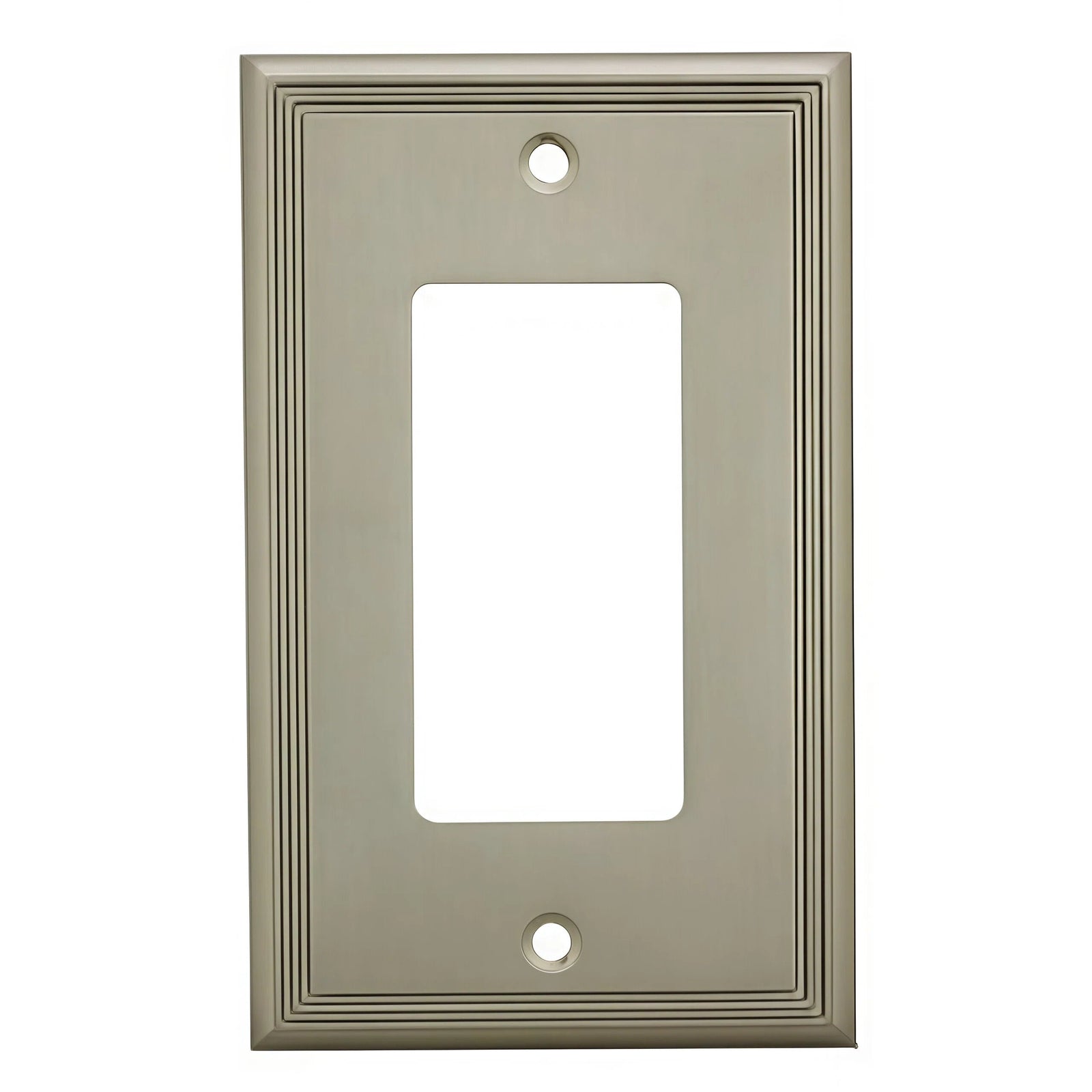 Cosmas 65000-SN Satin Nickel Single GFCI / Decora Wall Plate