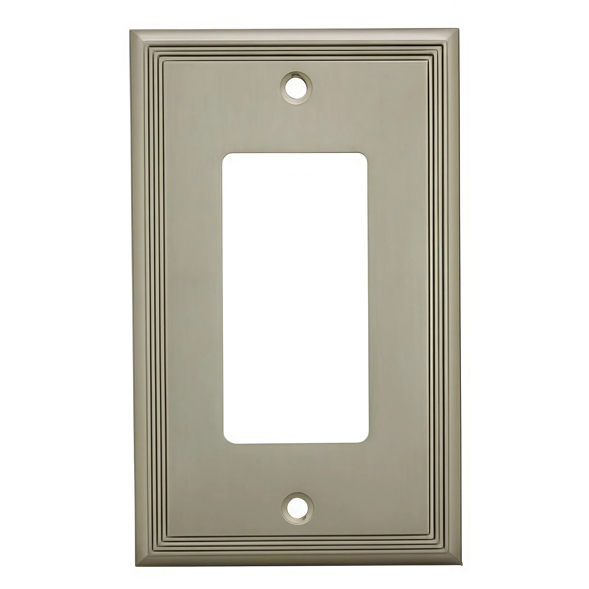 Cosmas 65000-SN Satin Nickel Single GFCI / Decora Wall Plate