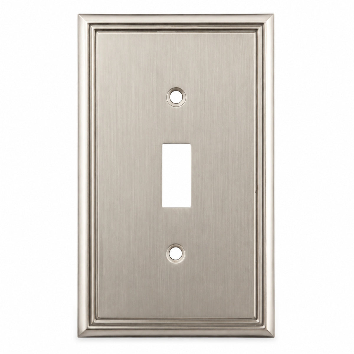 Cosmas 65003-SN Satin Nickel Single Toggle Switchplate Cover