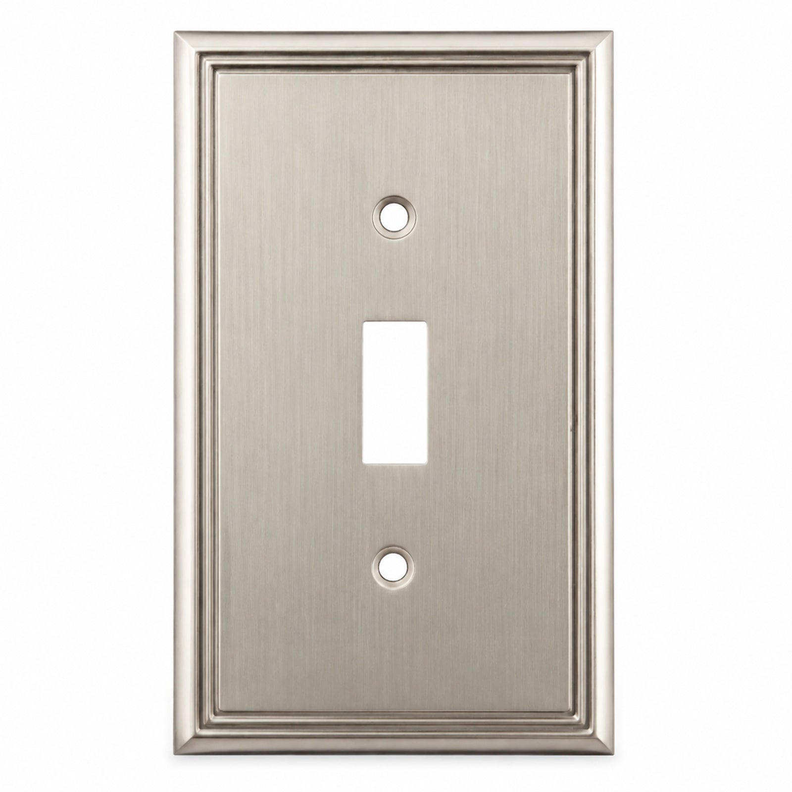 Cosmas 65003-SN Satin Nickel Single Toggle Switchplate Cover