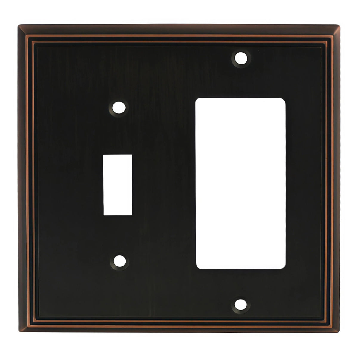 Cosmas 65027-ORB Oil Rubbed Bronze Single Toggle / GFCI Decora Combo