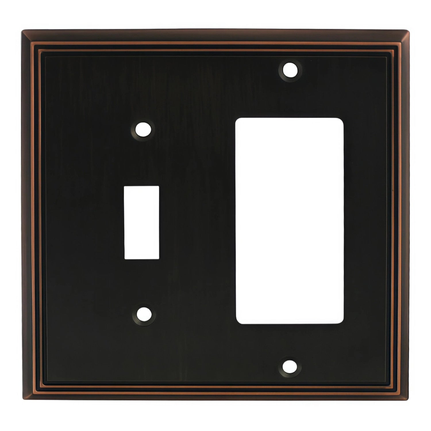 Cosmas 65027-ORB Oil Rubbed Bronze Single Toggle / GFCI Decora Combo