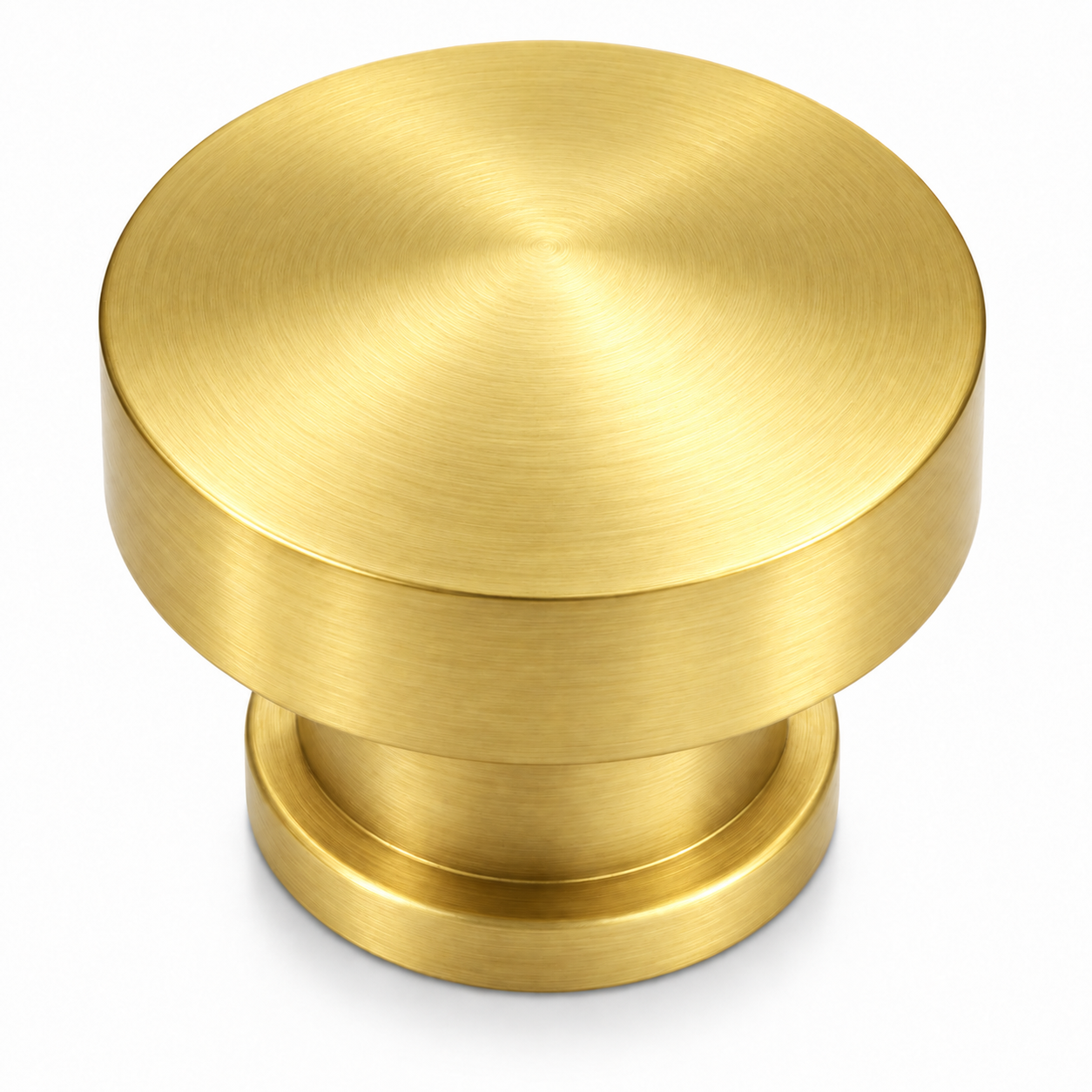 Cosmas 704BB Brushed Brass Round Contemporary Cabinet Knob