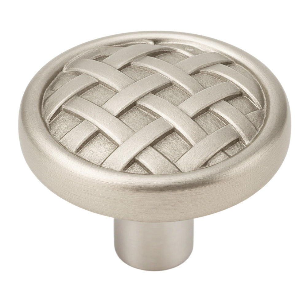 Cosmas 7065SN Satin Nickel Braided Cabinet Knob