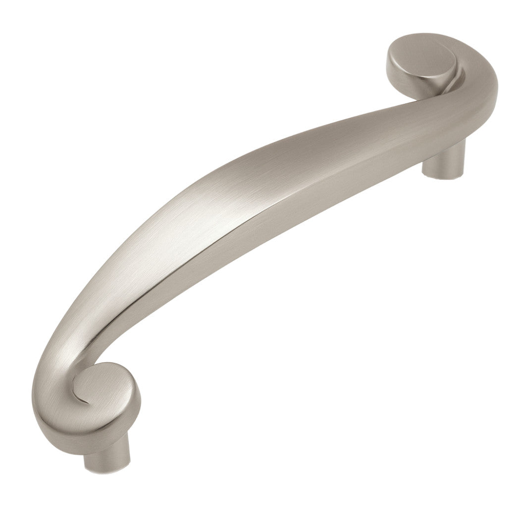 Cosmas 774SN Satin Nickel Swirl Cabinet Pull