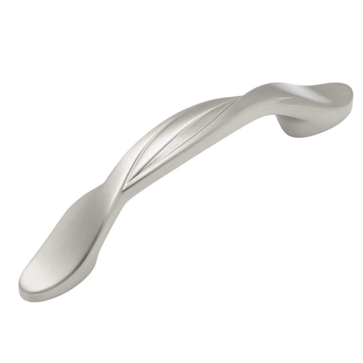 Cosmas 9009SN Satin Nickel Twist Cabinet Pull