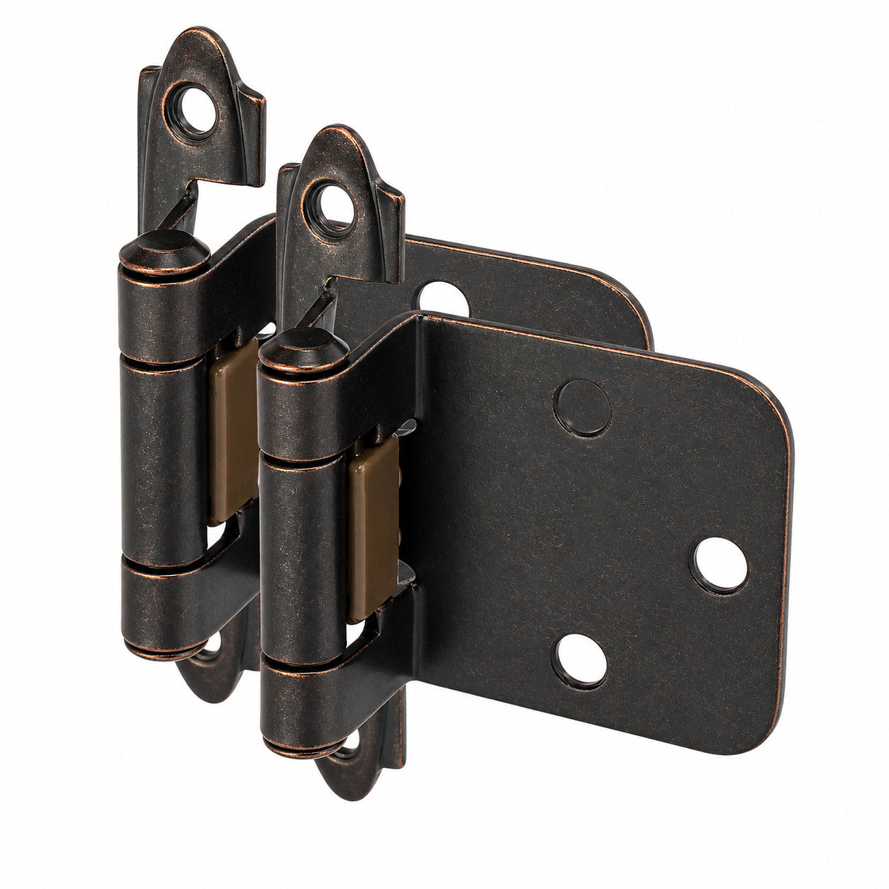 Cosmas 15539-ORB Oil Rubbed Bronze Hinge Variable Overlay (Pair)