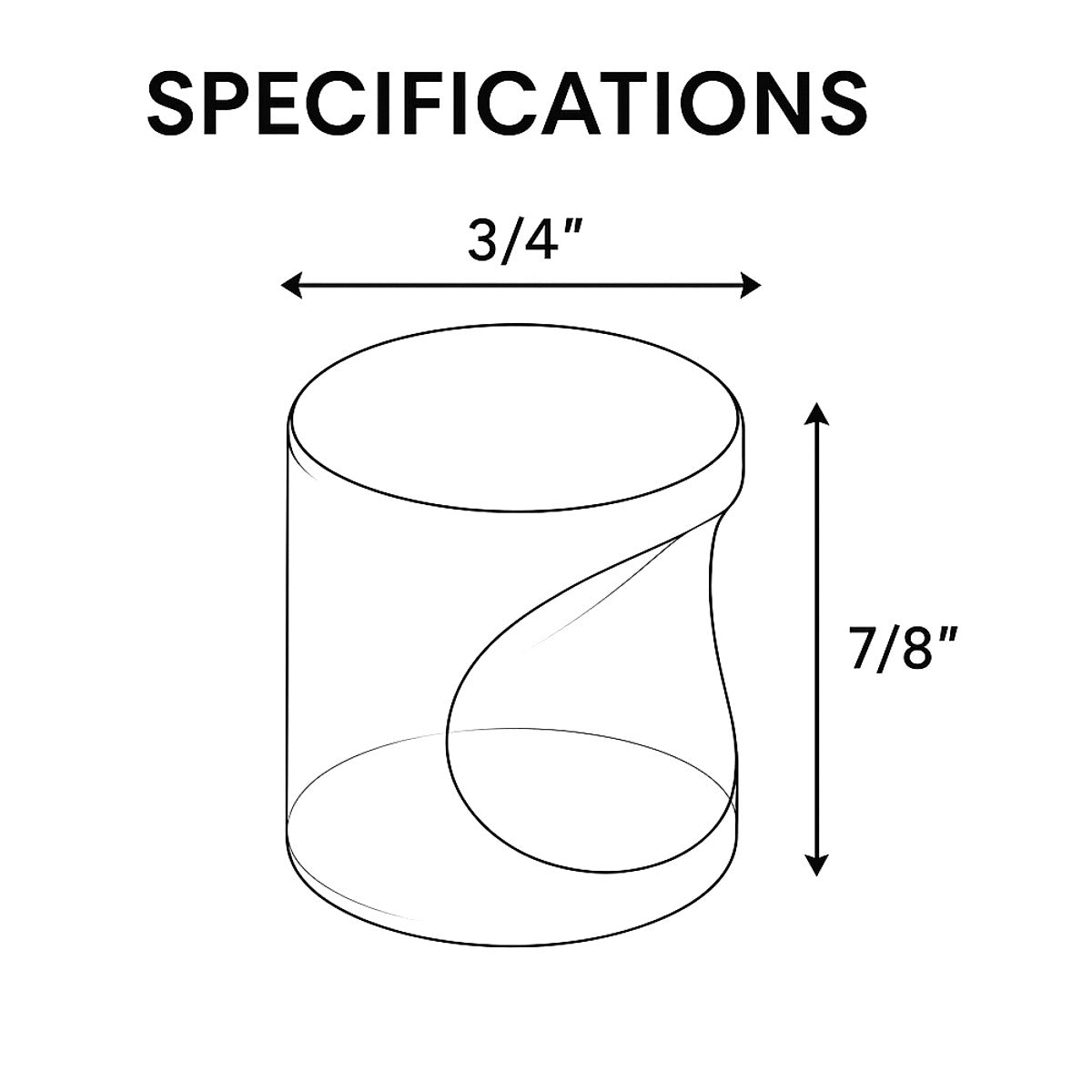 Cosmas 3312SN Satin Nickel Cabinet Knob