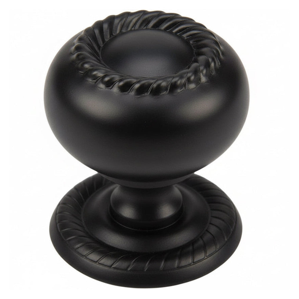 Cosmas 4040FB Flat Black Hollow Cabinet Knob