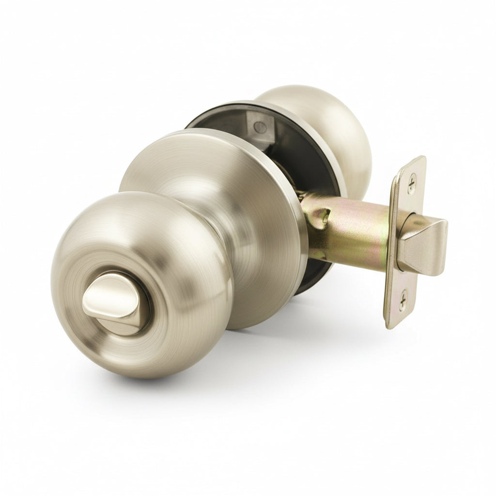 Cosmas 20 Series Satin Nickel Privacy Door Knob - Cosmas-Hardware.com