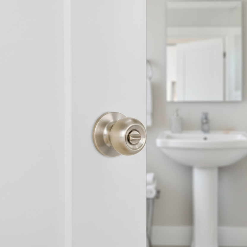 Cosmas 20 Series Satin Nickel Privacy Door Knob