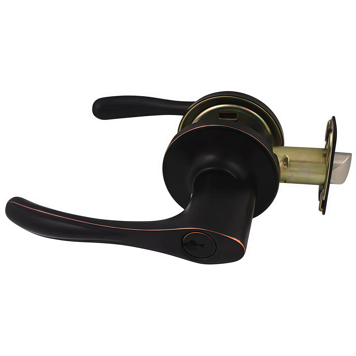 Cosmas 30 Series Oil Rubbed Bronze Entry Door Lever
