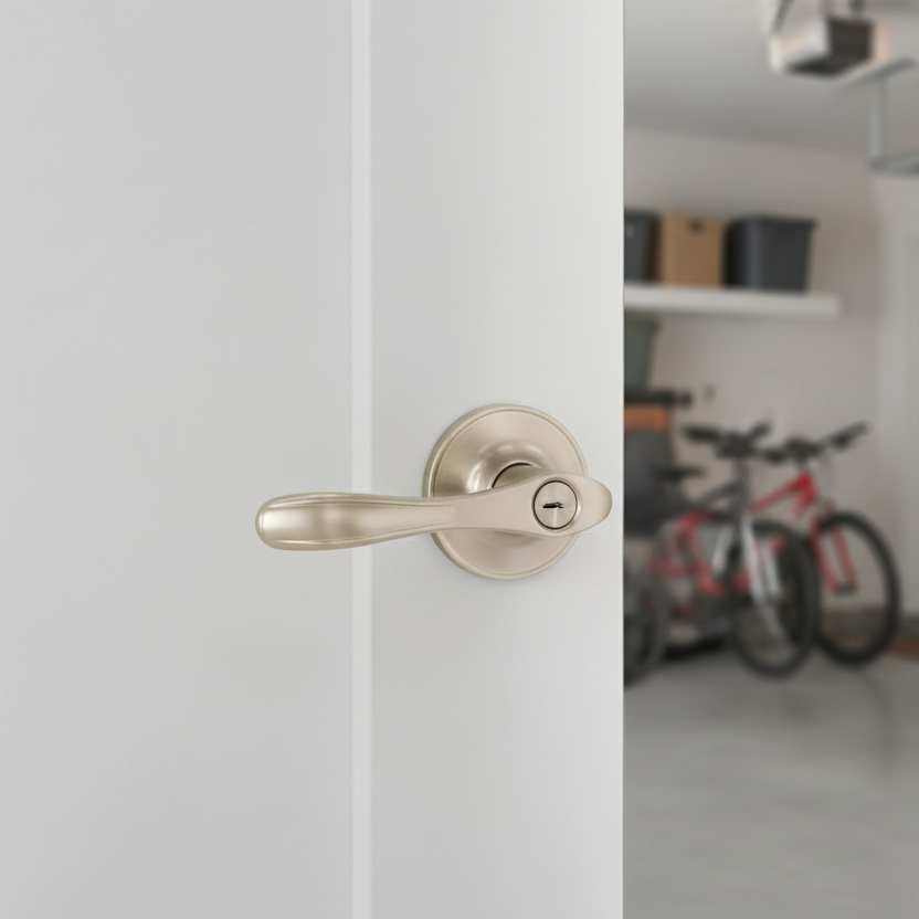 Cosmas 30 Series Satin Nickel Entry Door Lever