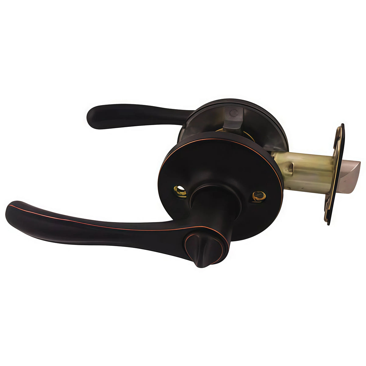 Cosmas 30 Series Oil Rubbed Bronze Privacy Door Lever
