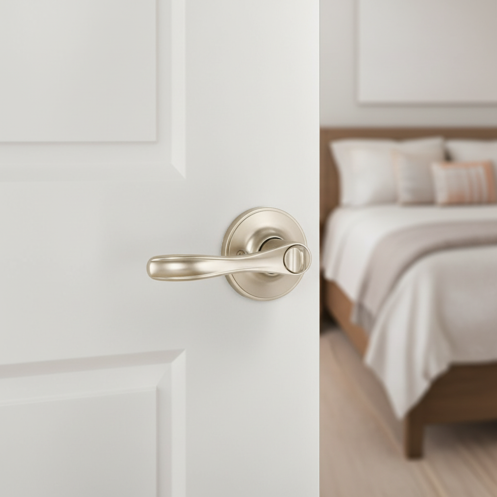 Cosmas 30 Series Satin Nickel Privacy Door Lever